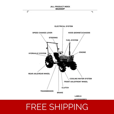 KUBOTA B8200 PARTS MANUAL KUBOTA B8200 PARTS MANUAL